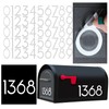 olaine 3 inch Reflective Mailbox Numbers for Outside, 5 Sets