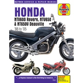 Honda NTV600 Revere, NTV650 & NTV650V Deauville '88 to '05 (Haynes Service & Repair Manual)