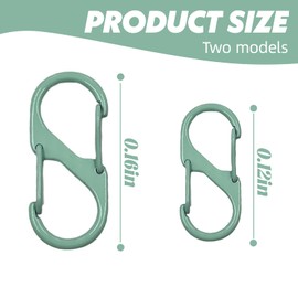 12pcs Luggage Locks – 6 Small & 6 Large Zipper Lock Clip, Anti Theft Double Zipper Clip, Carabiner Keyring Clip for Bag, Backpack, Travel, Tent – 6 Colors, Anti Pickpocket