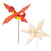 Baker Ross FE240 Dragon Windmill Wooden Craft Set - Pack