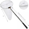 RESTCLOUD Insect and Butterfly Net with 12" Ring, 59" Handle,