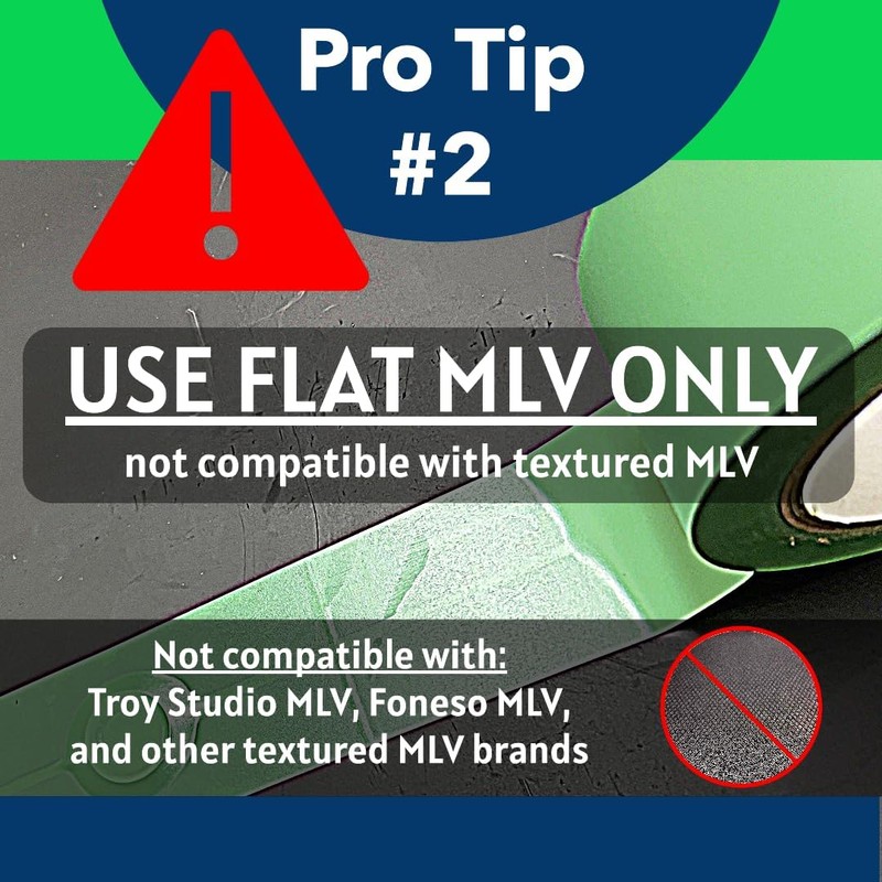 UberQuiet MLV Seam Tape, 2" x 108' - for Installation