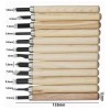 Compraymas Juego Gurbias 12 Pieza Tallado De Madera Gubias Escolares
