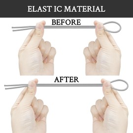 Elastic No Tie Shoe Laces Replacement Stretchy Bungee Laces for Keen Newport Water Sandal Shoe(Color:Grey,Size:47Inch)