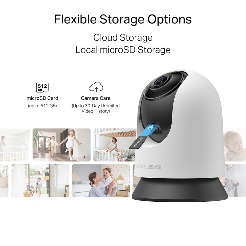 MERCUSYS MC230 3K 5MP Indoor Camera,360°Security Camera, AI Detection Cameras