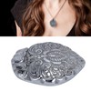 Natural Terahertz Pendant Peacock Pattern Carved Energy Stone Hanging Ornament