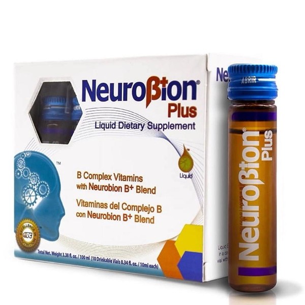 Plus Liquid Dietary Supplement – B-Blend Vitamins for Energy, Mental