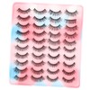 DOITOOL Sets False Eyelashes Bulk Lash Strips for Volume Enhancement