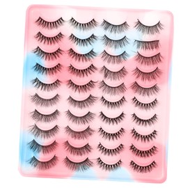 DOITOOL Sets False Eyelashes Bulk Lash Strips for Volume Enhancement Lightweight for Multiple Uses Pairs