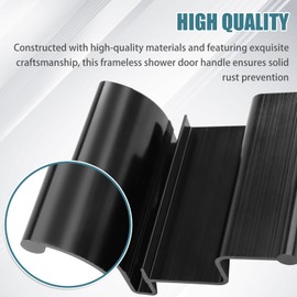 Abode RV Frameless Shower Door Handle for Frameless Tri-Slide Door w/No Bumper & No T Bar Door Handle