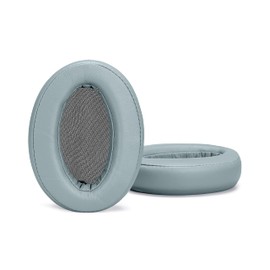 almohadillas para orejas de repuesto premium WH-H910N compatibles con auriculares inalámbricos Sony WH-910N H. Ear on 3 (azul claro). piel proteico premium | Espuma de alta densidad | Gran comodidad