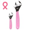 WORKPRO 6-Inch & 10-Inch 2-piece Pink Adjustable Wrench Set Metric