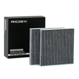 RIDEX 424I0314 Cabin Air Filter Pollen Filter Activated Carbon