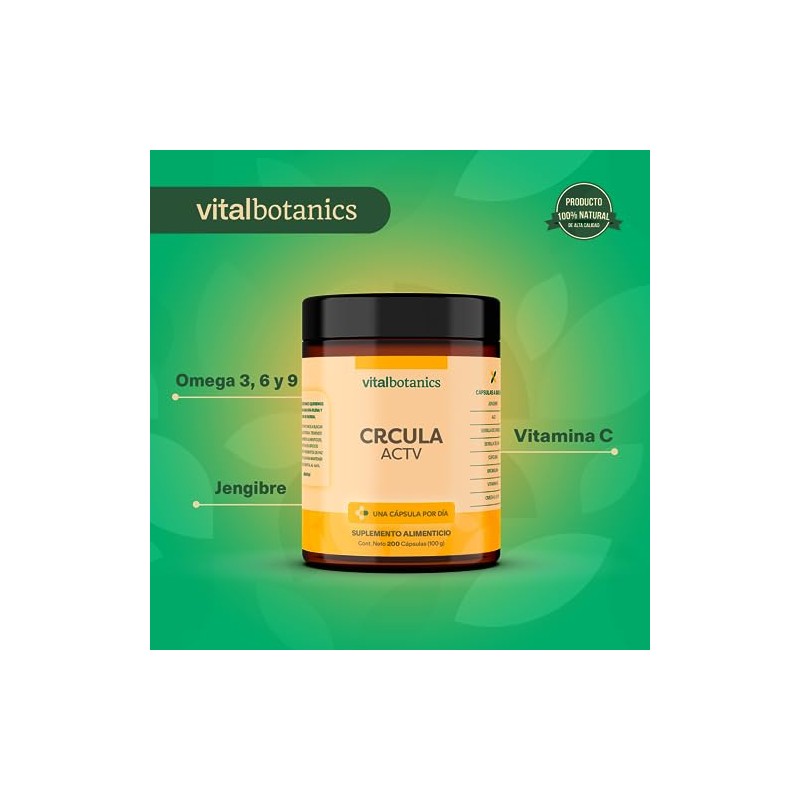 Active Circulation con 200 Capsulas de 500mg (4 Meses) con