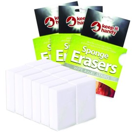 Keep it Handy Large Magic Sponge Erasers | Magic Eraser Sponge Set | Premium Quality Cleaning Sponges for Your Home by, White