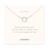 Dogeared The Original Karma Necklace-Sterling Silver