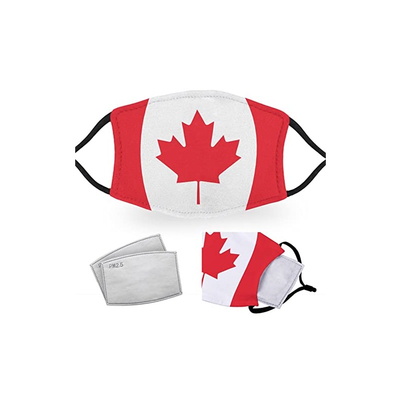 Canada Flag - Adult Face Masks - 2 Filters Included