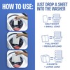 Sudstainables Fabric Softener Sheets for Washer - Fresh Scents, Natural