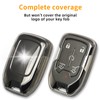 wnilian Keychain keyshell Compatible with gmc Key fob Cover Case