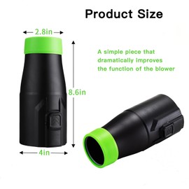 Uniqwamo Car Drying Nozzle Compatible for EGO Leaf Blower Nozzle Compatible for 530 575 580 615 650 765 670- Bare Nozzle 1 Pack