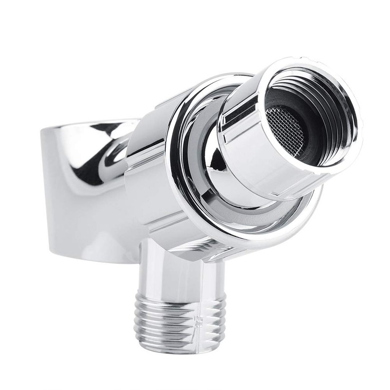 3-Way Shower Head Diverter Shower Arm Mounted Bracket Splitter Bathroom