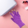 Beavorty 2Pcs UV Fingerless Gloves for Gel Manicure Breathable UV