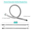 Pack of 2 Kitchen/Basin Monobloc Mixer Tap Connectors Flexible Pipes
