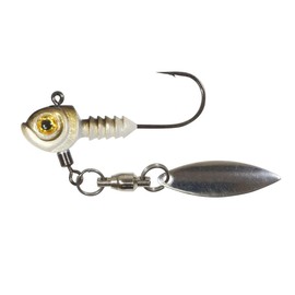 Northland Fishing Tackle Smeltinator Underspin Jig Head, Premium Bass Fishing Bladed Jig for Swimbaits & Plastics, 1 Pack - 3/8 Oz, Smelt, 1/0 Hook