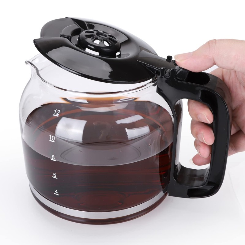 12-Cup Replacement Glass Carafe for Taylor Swoden Coffee Maker Models