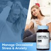 LeafStory 4-in-1 Cortisol Manager Supplement – KSM-66 Ashwagandha, Magnesium, L-Theanine