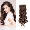 TTPSRY Extensions Clip in Extensions für Damen Ponytail Extension 56cm