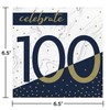 Navy and Gold 100th Birthday Napkins, 16 ct