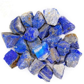 Simurg Lapis Lazuli Stone 1lb ''A'' Grade Lapis Lazuli Rough Crystal for Cabbing, Tumbling, Cutting, Lapidary, Polishing, Reiki Crytsal Healing
