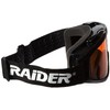 Raider 26-001-D Black Frame/Amber Dual Lens Impact-Resistant Adult MX Off-Road