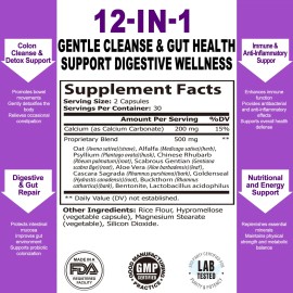 Supababy Colon Detox 14 Días Cápsulas Veganas Probióticos