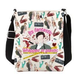 Dexter Blood Crossbody Bag Its Fantastic Wrapped In Plastic Shoulder Bag Crime TV Show Merch (its fantastic MB CA)
