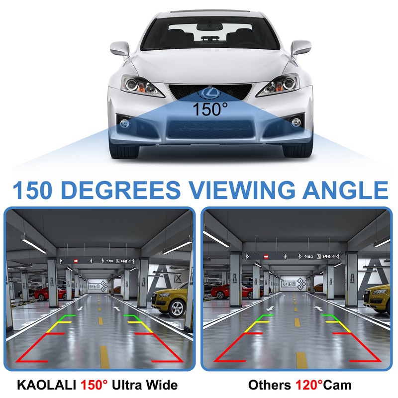 KAOLALI HD Backup Camera, Clear Night Vision and Super Wide