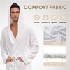 FG FEAYIGUDIM Terry Cloth Mens Robe,Soft Towel Bathrobe,Short House Shawl
