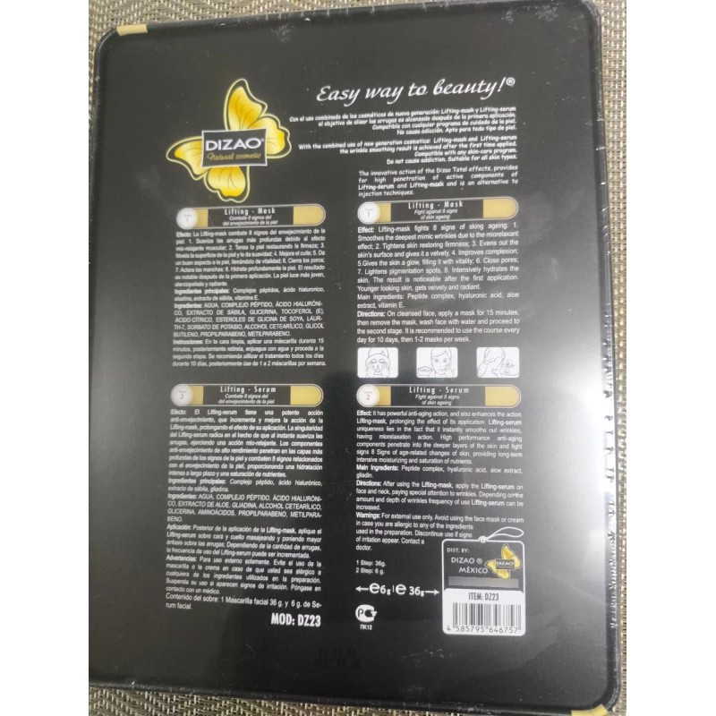 Mascarilla Dizao Efectos Normal