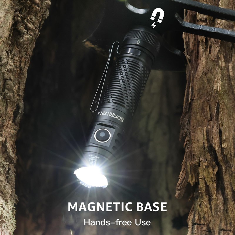 Pocket Flashlight Rechargeable LED Light - Sofirn SR12 Small Flashlights