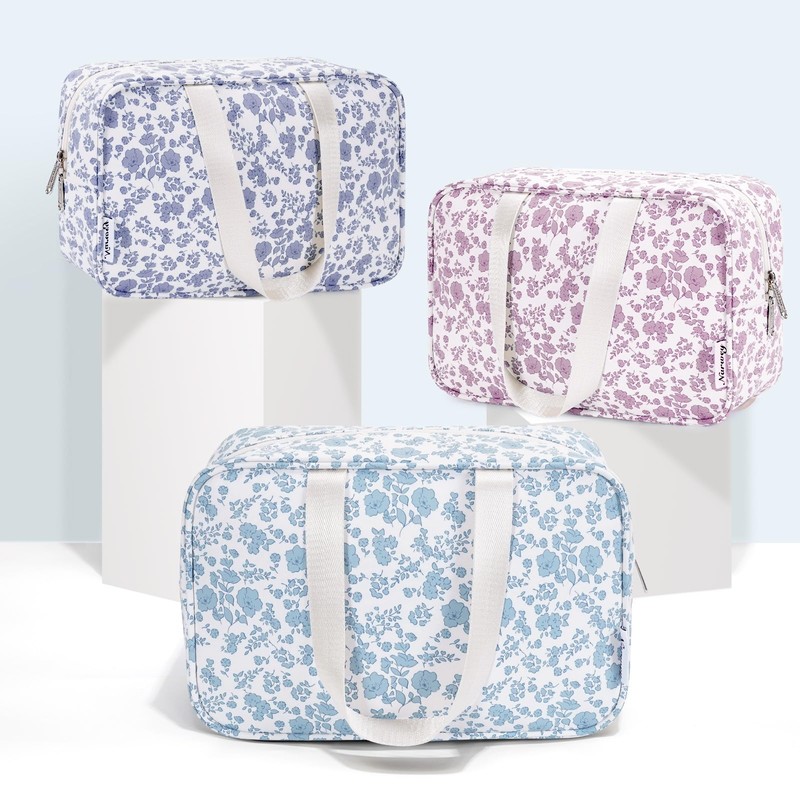 Full Size Toiletry Bag Large Cosmetic Bag Travel Makeup Bag