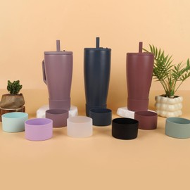 kapiado Boot for Brumate Era 30 & 40 oz Bottle Bottom Protective Silicone Sleeve (Rose Taupe, 40 Ounces)