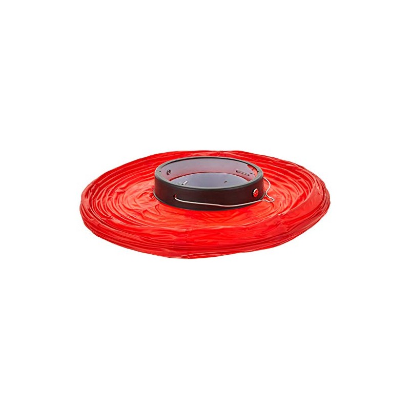 n 無地 提灯 9120 赤 無地 八 寸 丸