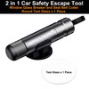 HPMAISON Car Safety Hammer, Car Escape Tool with Window Glass