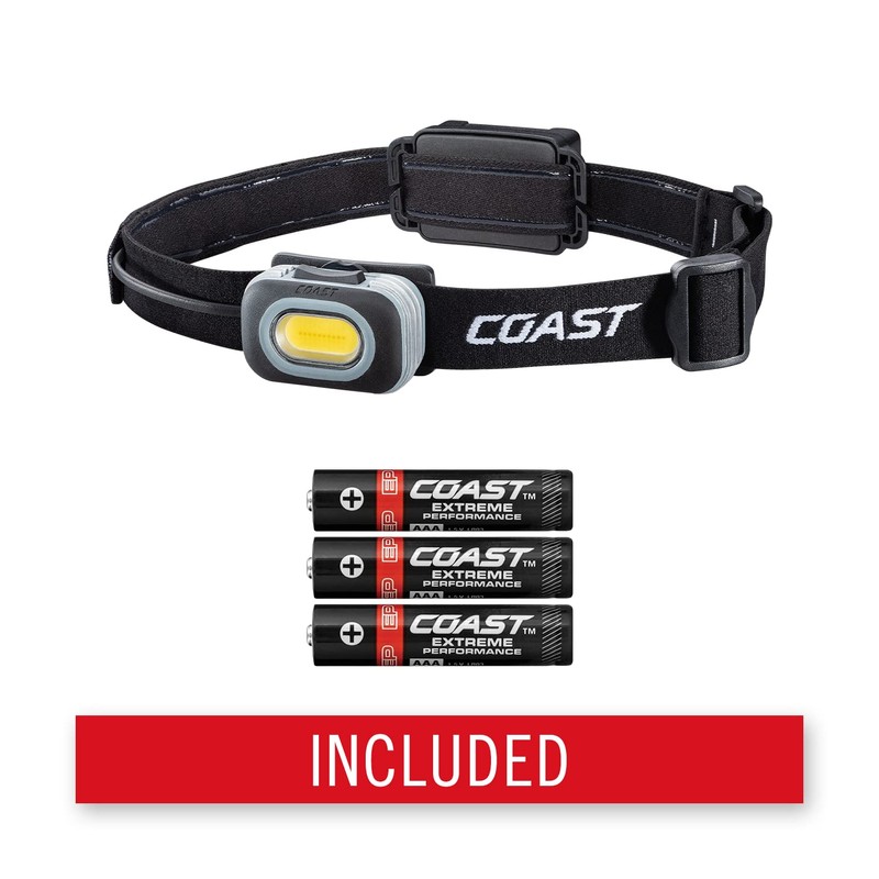 Coast RL10 560 Lumen Dual Color LED Headlamp with Flood