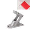 Flag Pole Holder Bracket, Flag Holder Aluminum Alloy Double Hole
