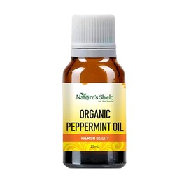 Nature's Shield Organic Peppermint Essential Oil 25 ml