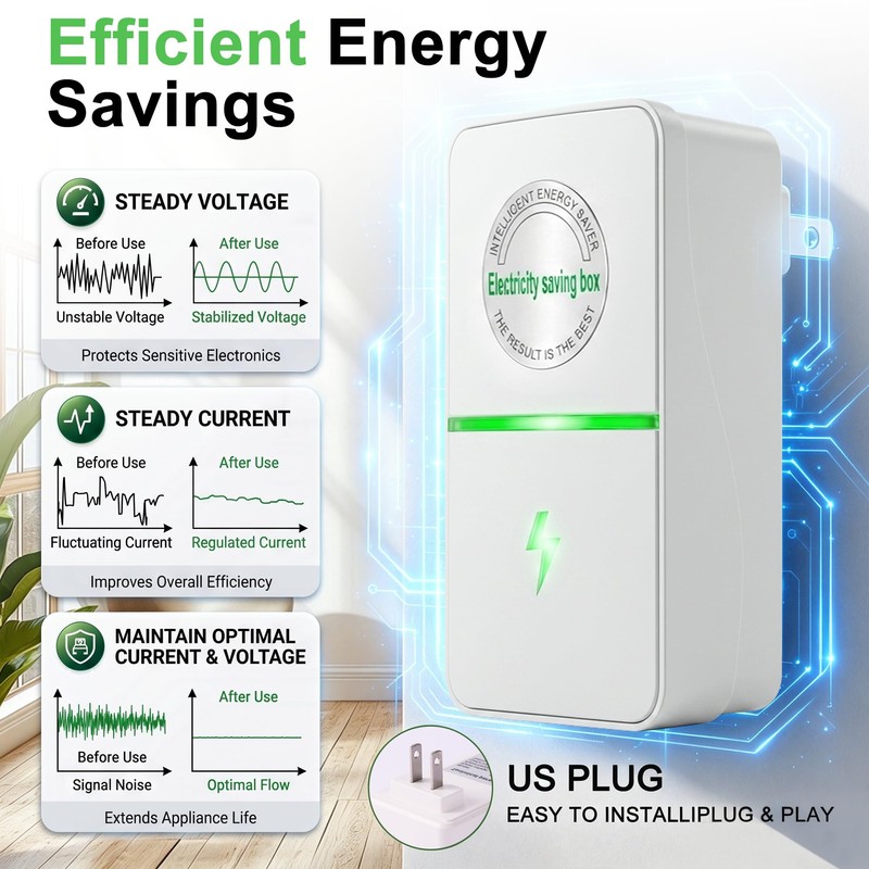 Jacqings Power Plug Pro Energy Saver Plug | Stop Watt