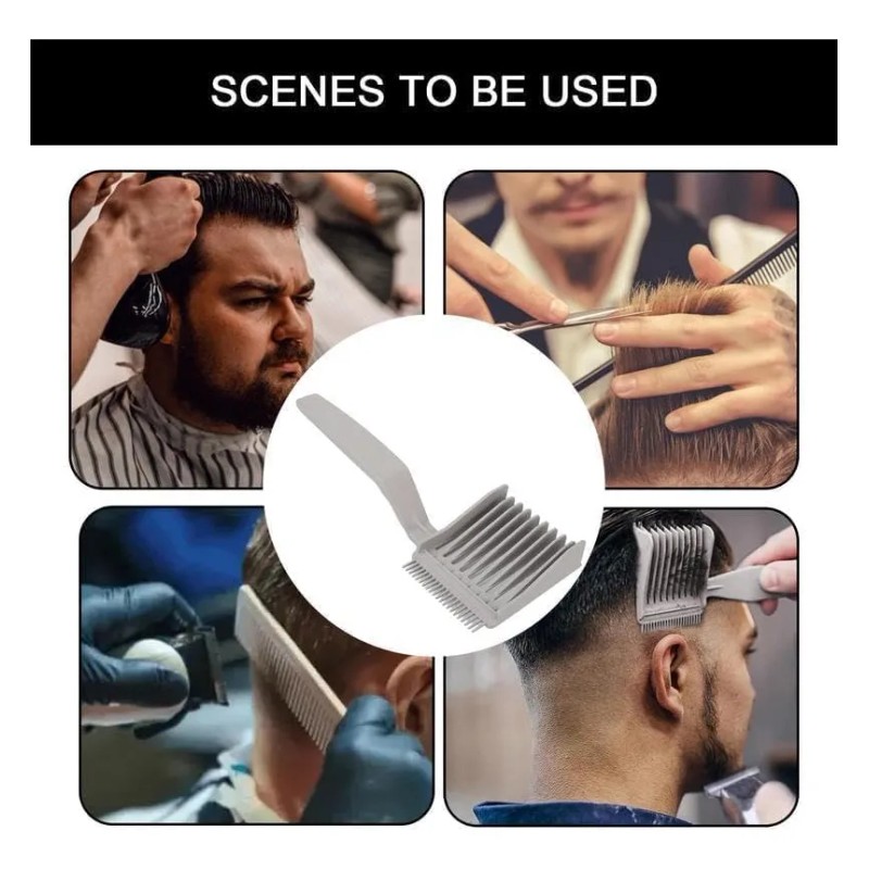 4 Peines Para Cabello, Peine Profesional Para Cortar El Pelo