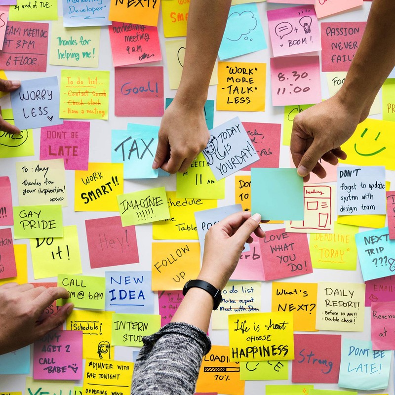 ZCZN Small Sticky Notes, 2in x 2in, 100 Sheets/Pad, 8